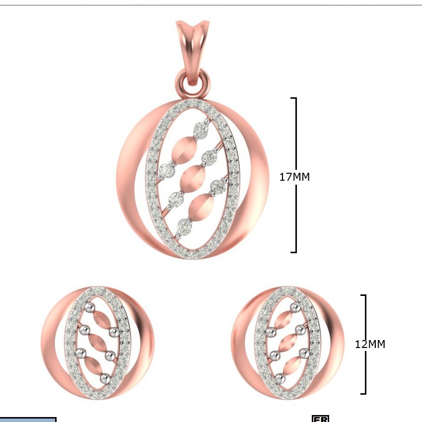CZ Pendant Set (LPS-1811)