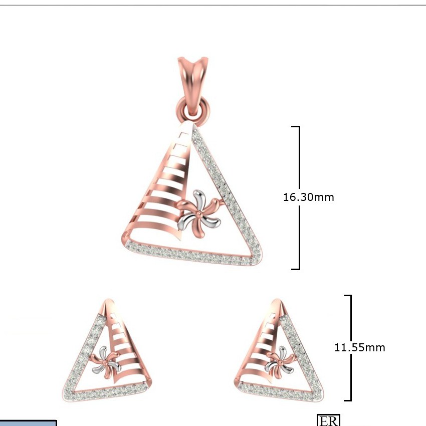 CZ Pendant Set (LPS-1859)