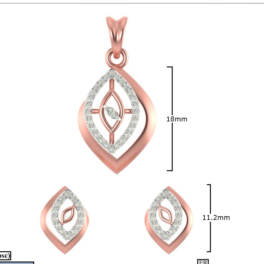 CZ Pendant Set (LPS-1886)