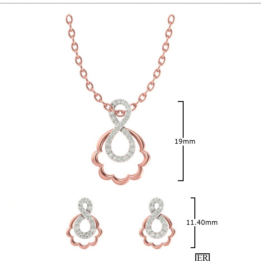 CZ Pendant Set (LPS-1893)