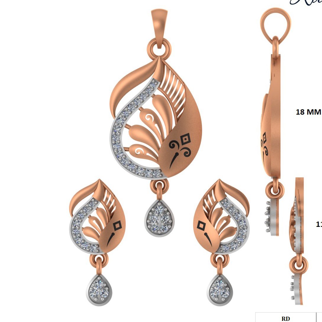CZ Pendant Set (RPS-1241)