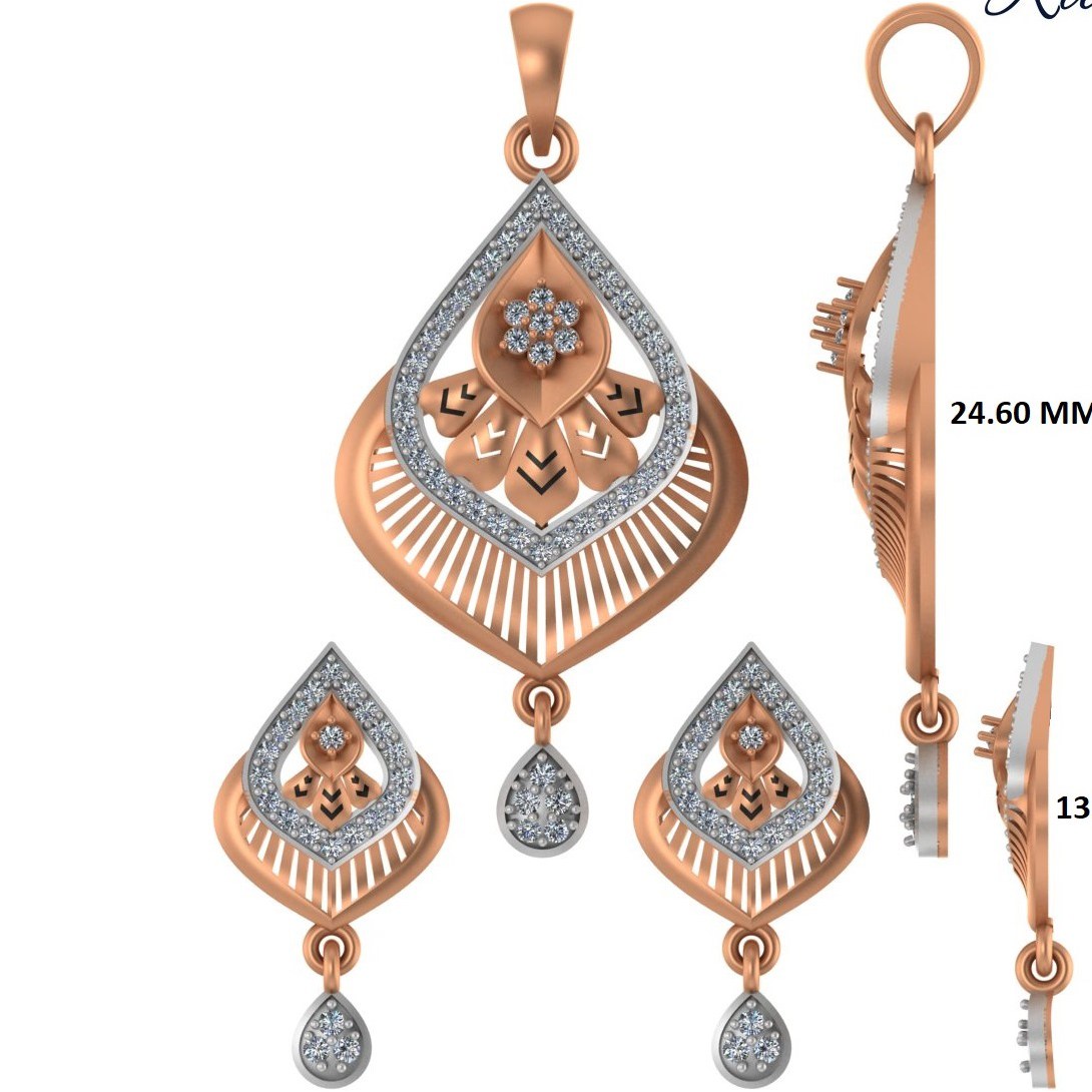 CZ Pendant Set (RPS-1250)