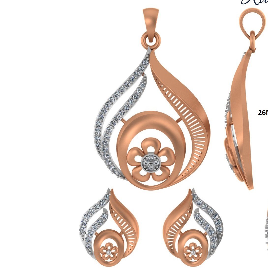 CZ Pendant Set (RPS-1437)