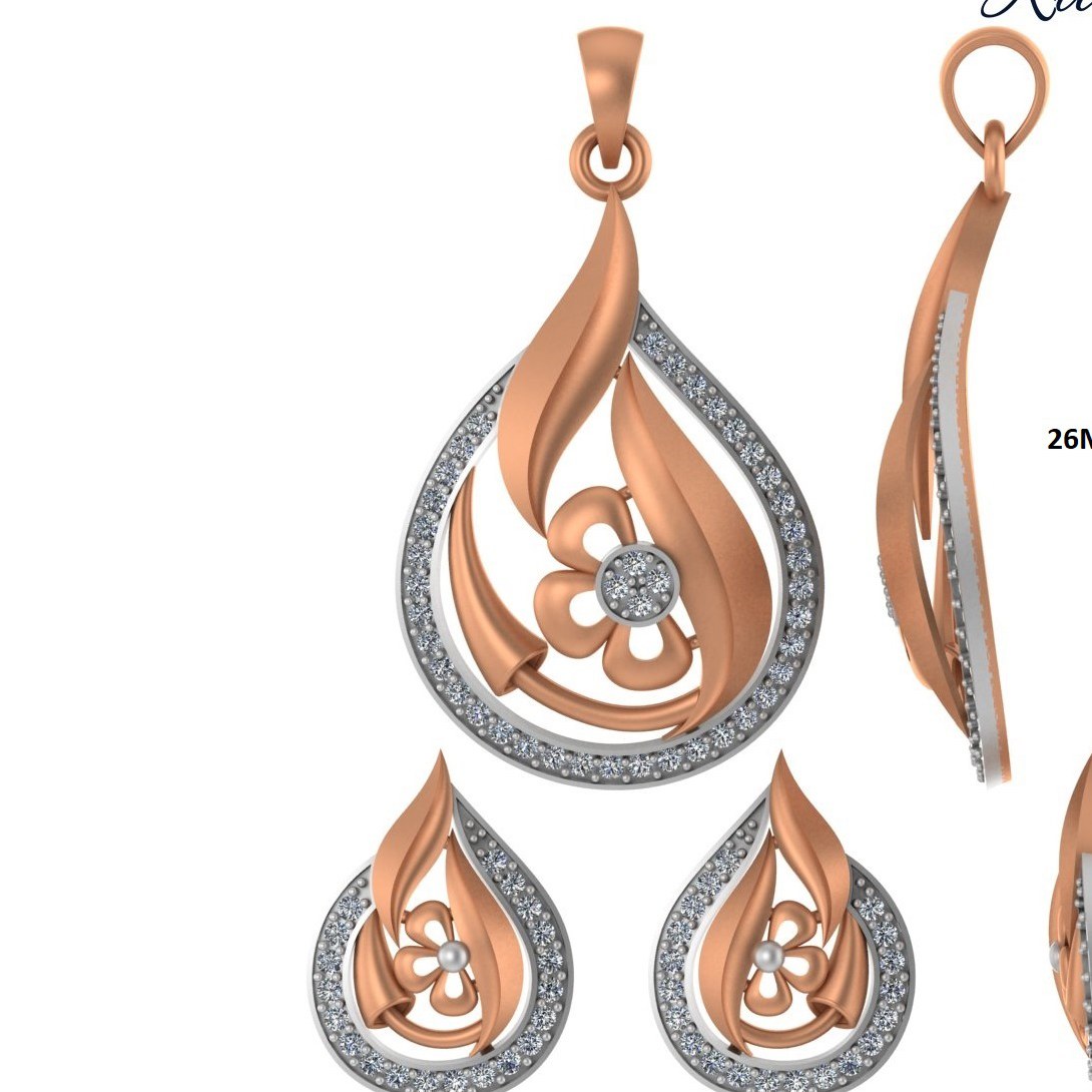 CZ Pendant Set (RPS-1439)