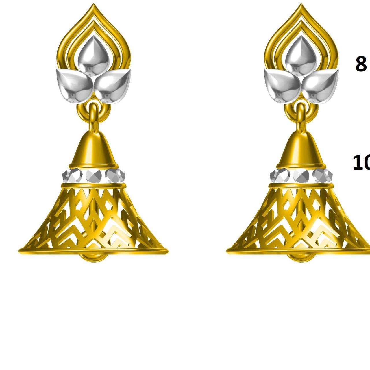 Plain Earrings (DZER-13812)