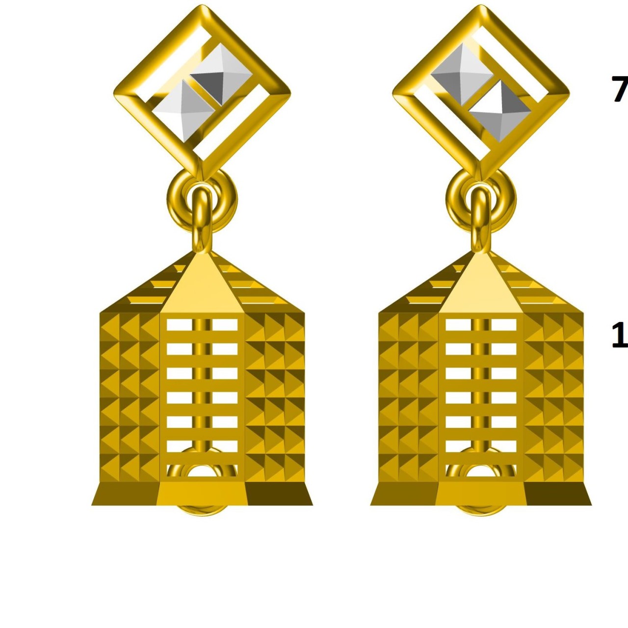 Plain Earrings (DZER-13825)