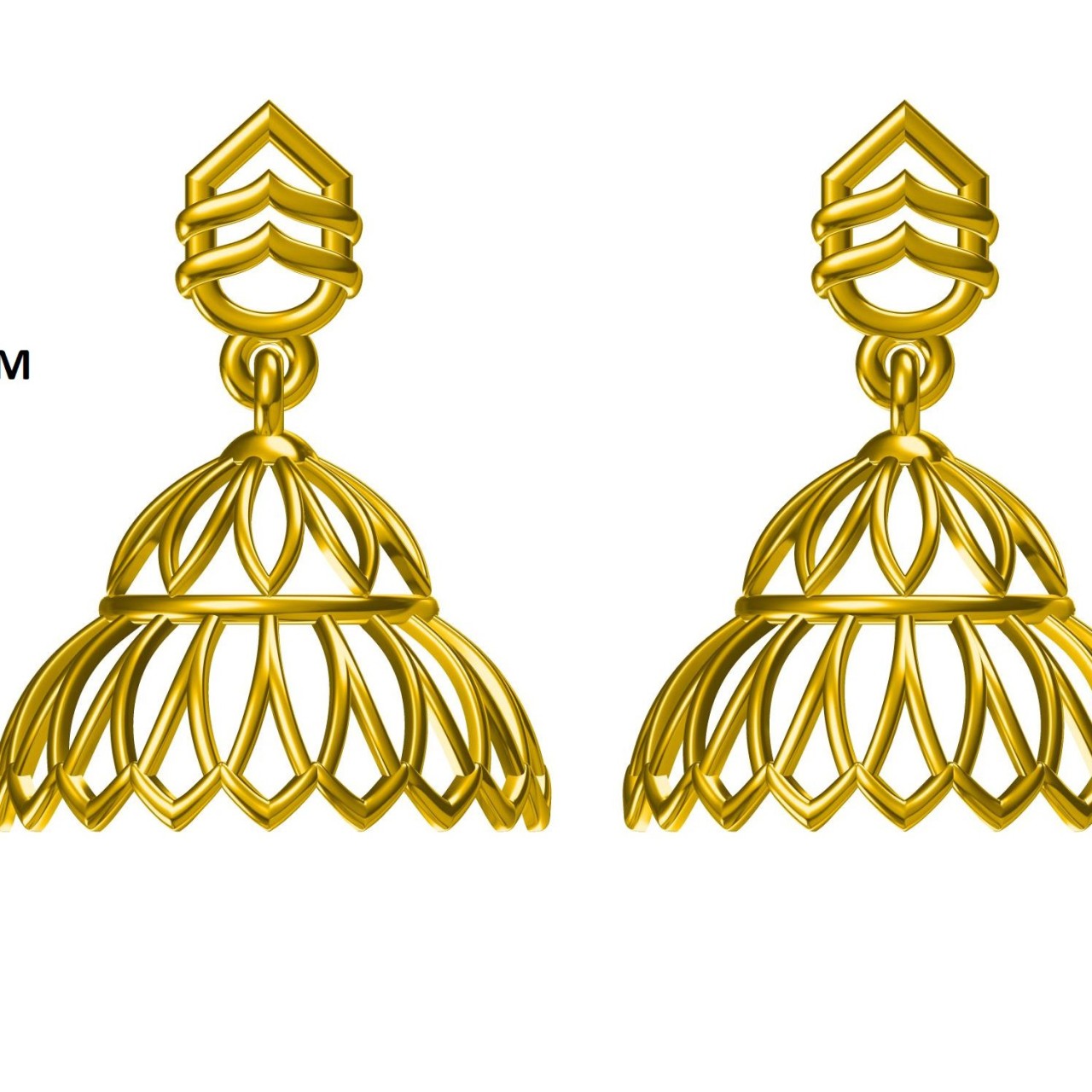 Plain Earrings (DZER-13847)
