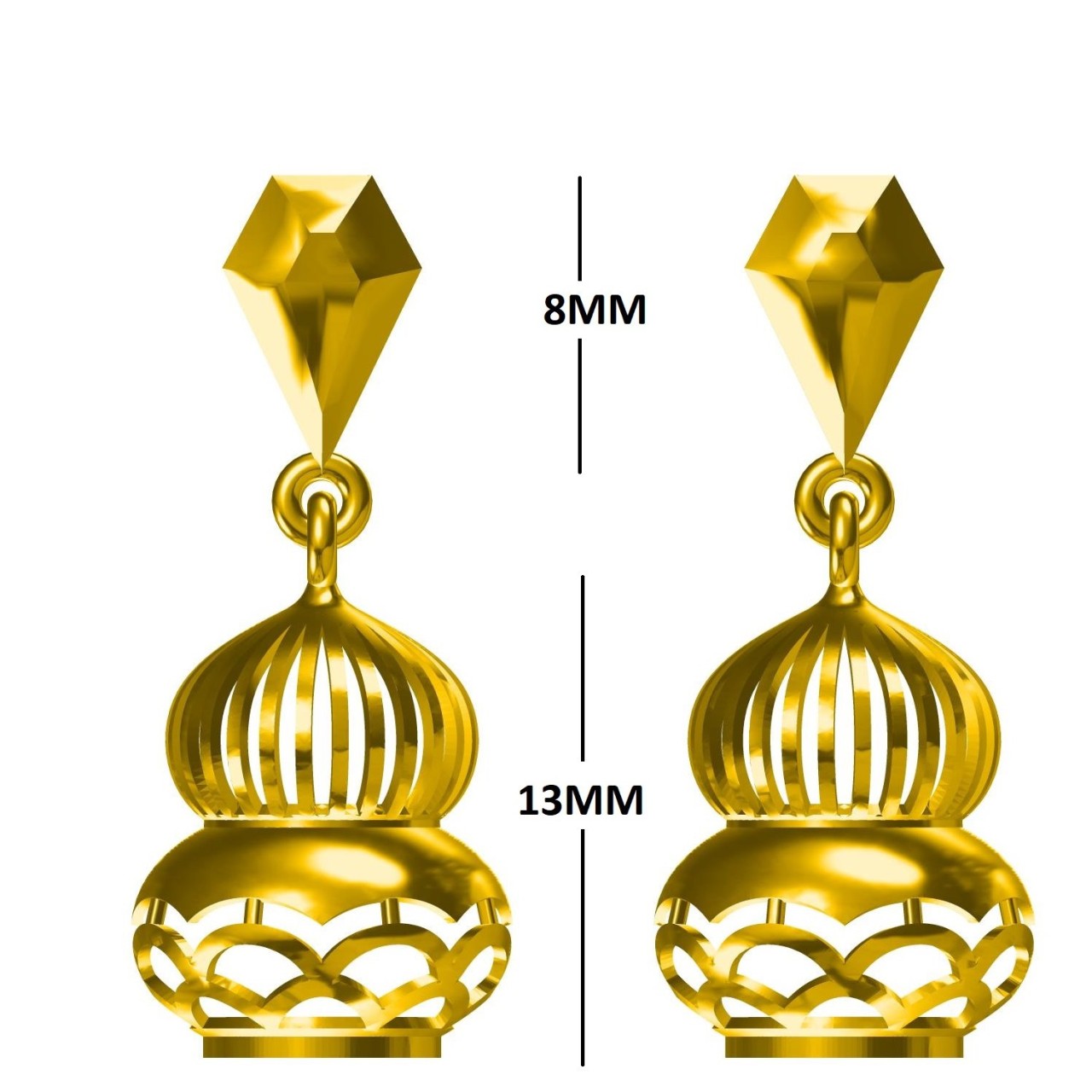 Plain Earrings (DZER-13880)