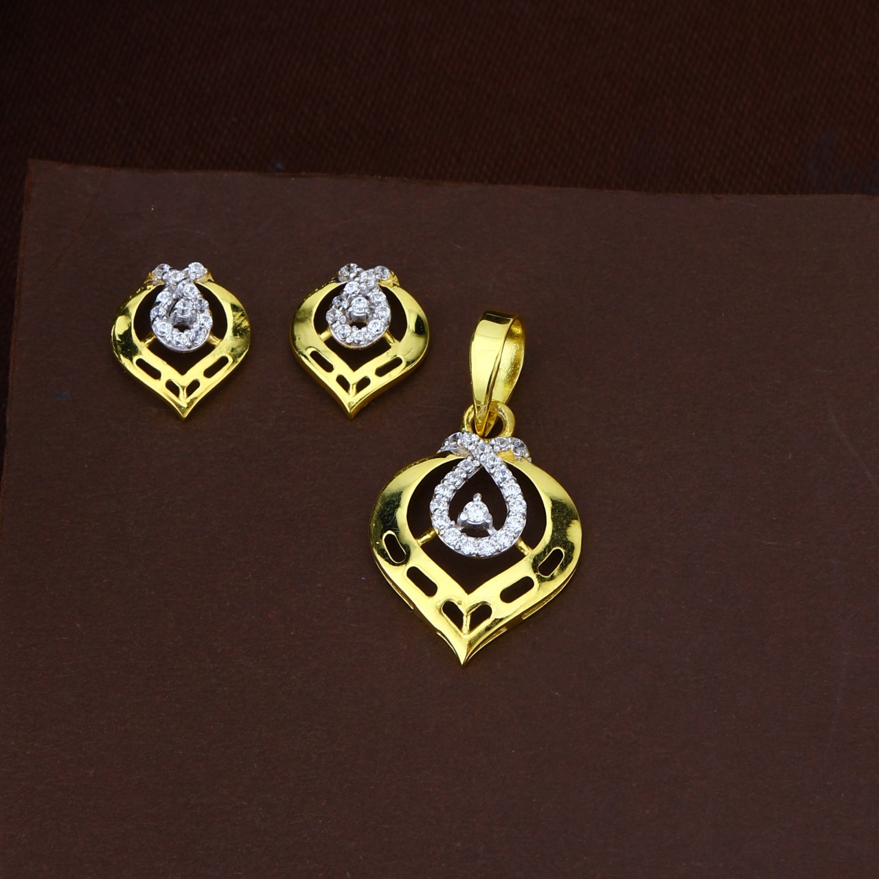 CZ Pendant Set (LPS-1839-P)