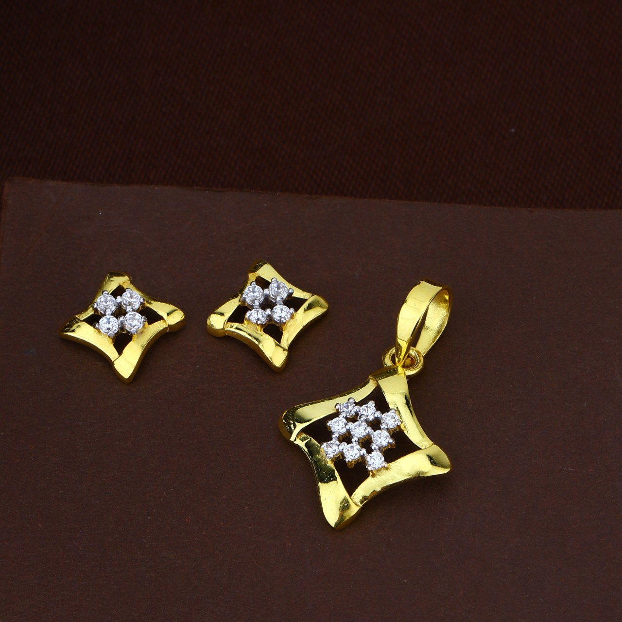 CZ Pendant Set (LPS-1892-P)