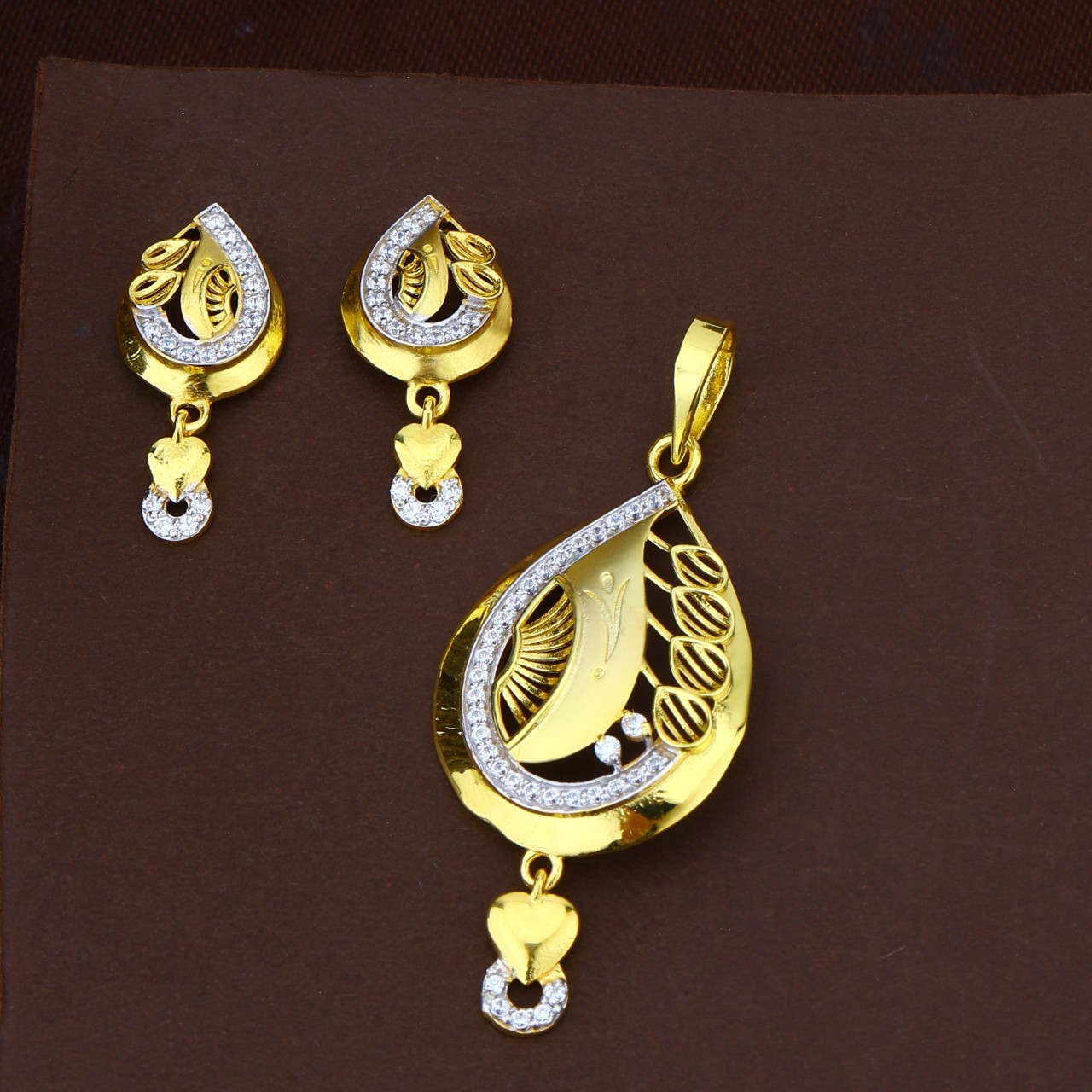 CZ Pendant Set (RPS-1206-P)
