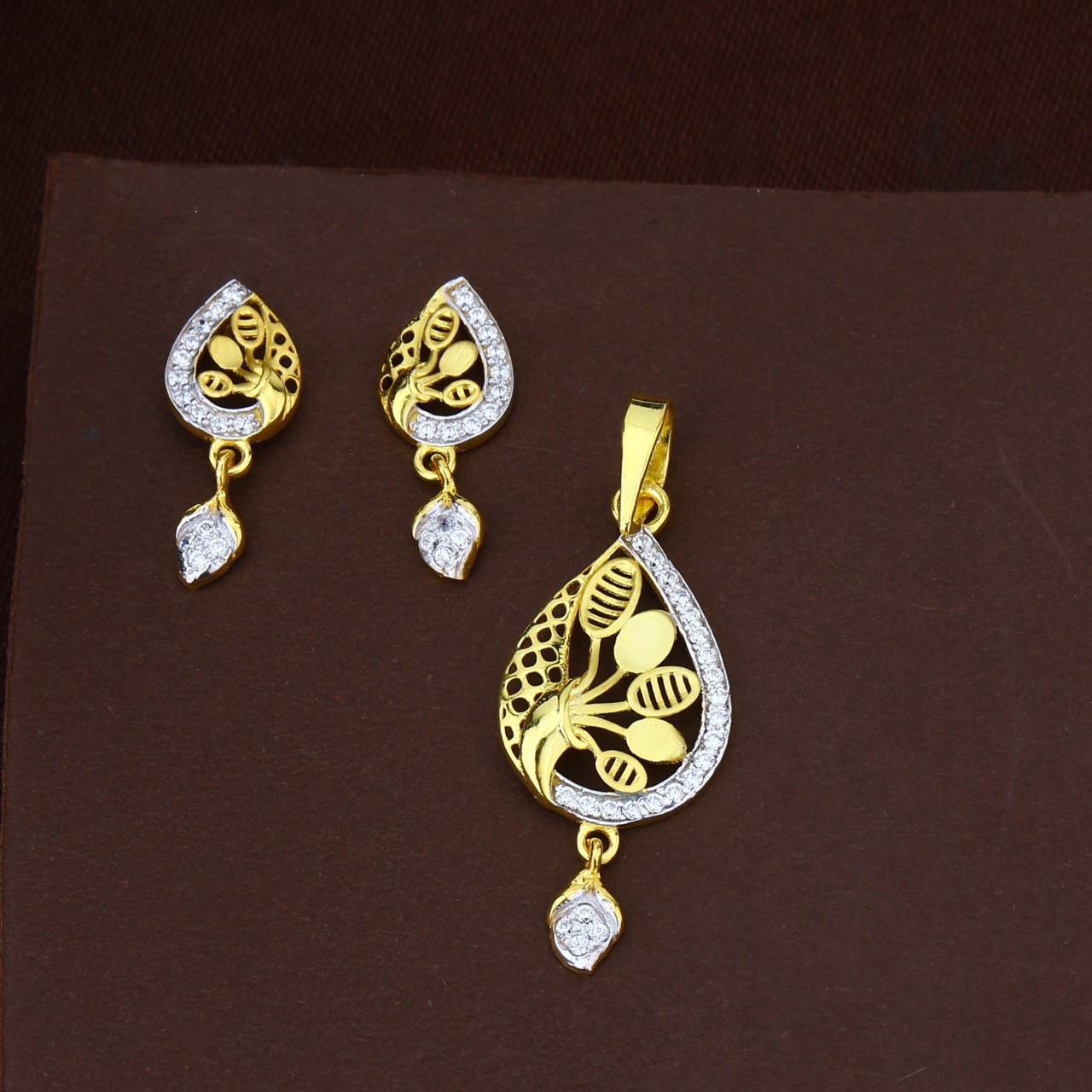 CZ Pendant Set (RPS-1236-P)
