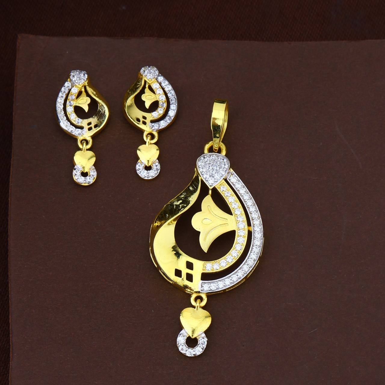CZ Pendant Set (RPS-974-P)